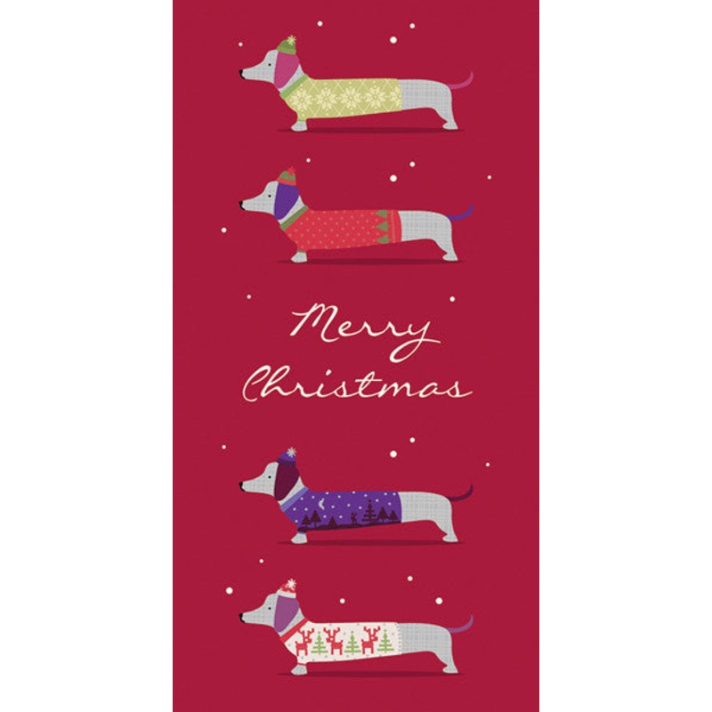 Christmas Frank Sausage Dog Money Wallet
