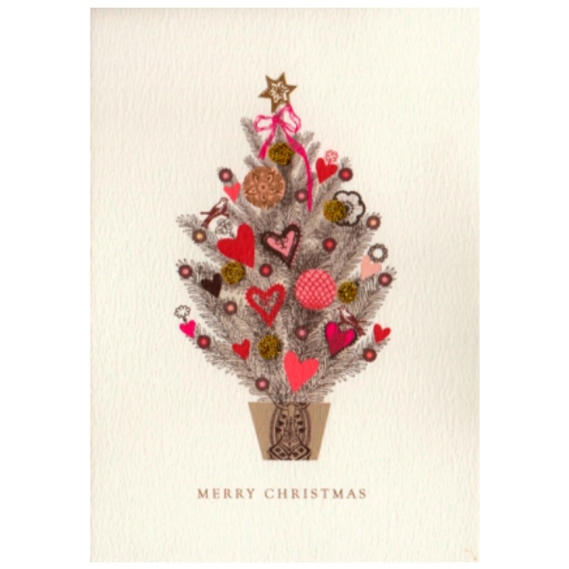 Conifer Tree Christmas Card