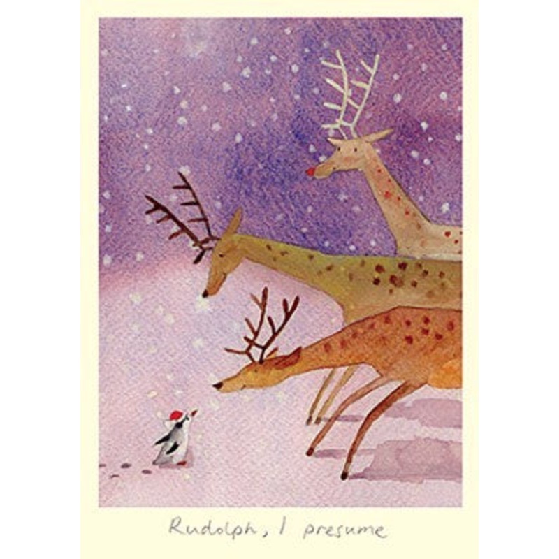Rudolph, I Presume Christmas Card