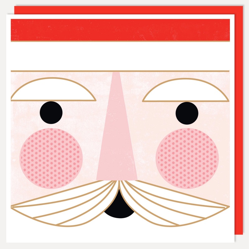 Santa Face Card
