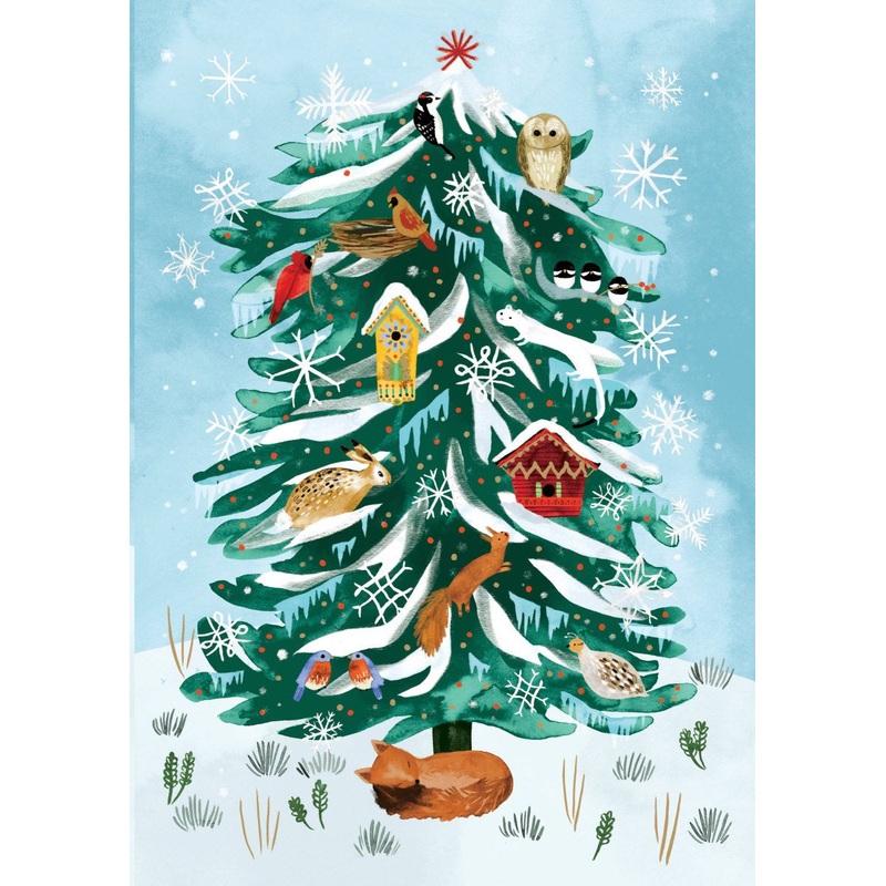 Christmas Conifer Christmas Card