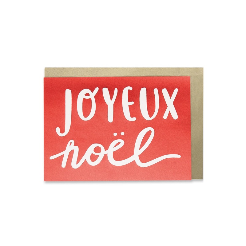 Joyeux Noel Christmas Card