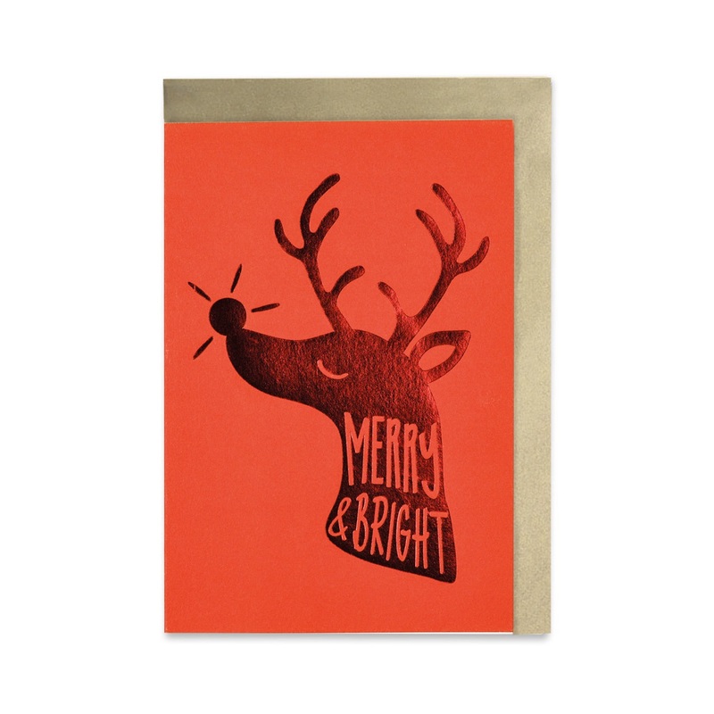 Merry & Bright Christmas Card