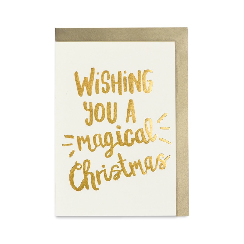 Wishing you a magical Christmas Card