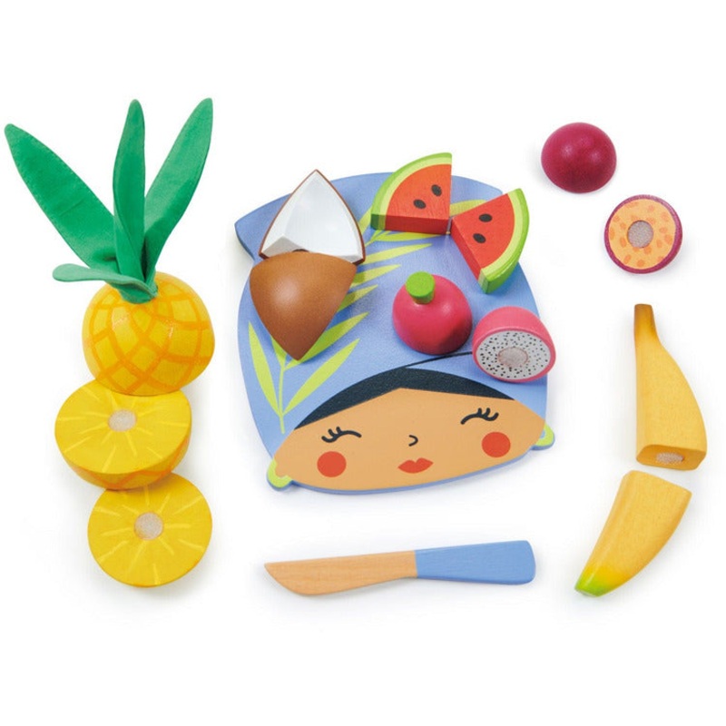 Wooden Tropical Fruit Chopping Board