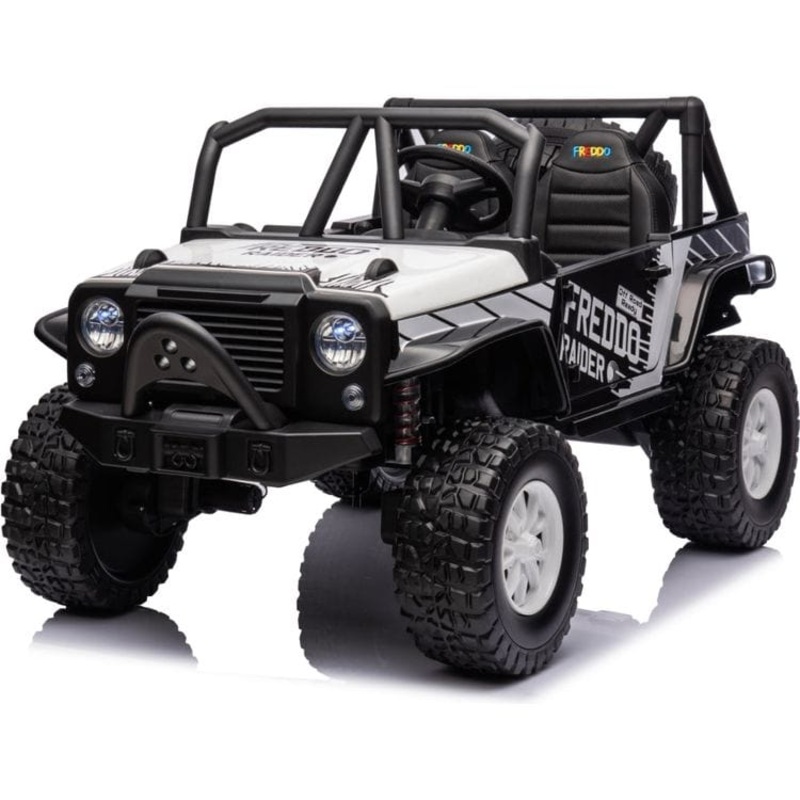 24V Freddo Raider 2 Seater Ride on - White