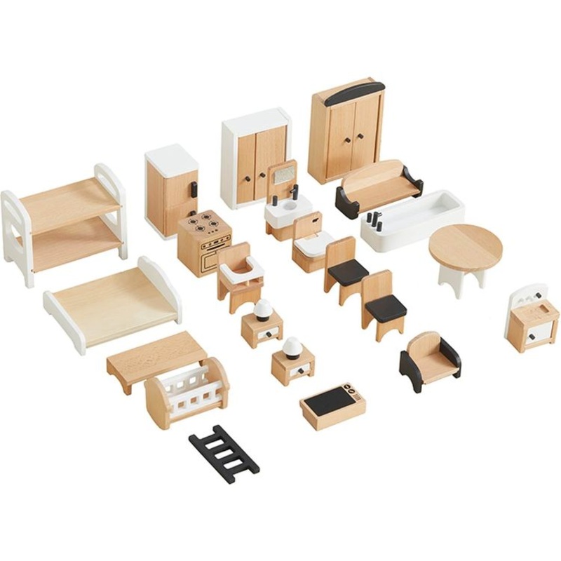 Wooden Dollhouse Accessories