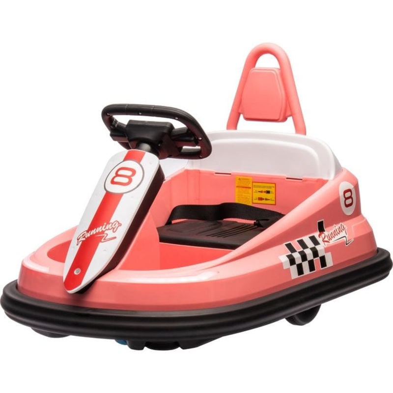 6V Freddo 1-Seater Bumper Kart - Pink