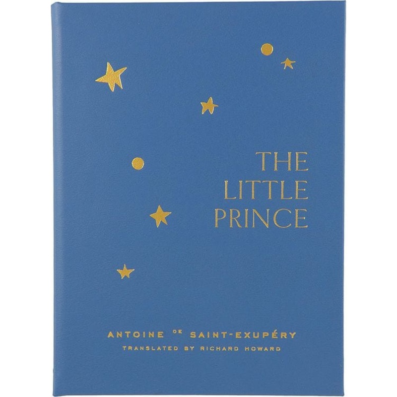 "The Little Prince" Book in Blue Bonded Leather