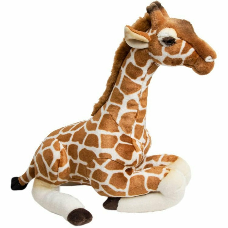 18" Lying Giraffe Plush