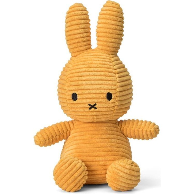 Miffy Sitting Corduroy Yellow 9"