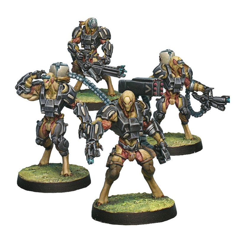 Infinity Na2 Spiral Corps Miniatures Chaksa auxiliaires