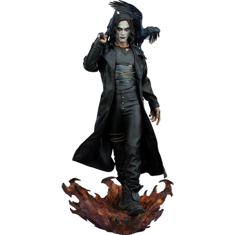 La statue de format Premium Crow Eric Draven