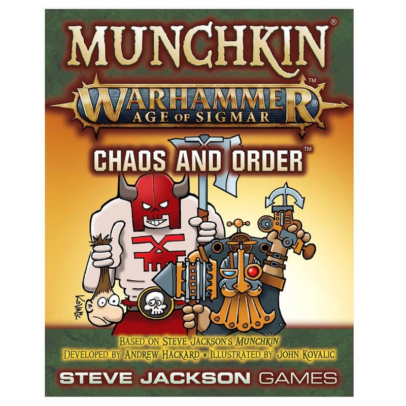 Munchkin Warhammer Chaos et jeu de cartes de commande